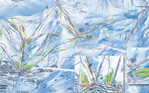 Orcieres Plan Mapa